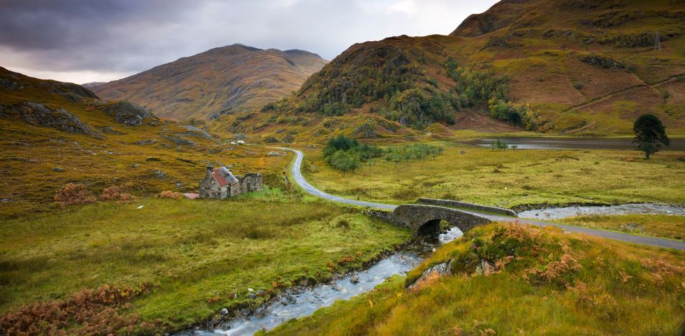 Het prachtige Schotse landschap