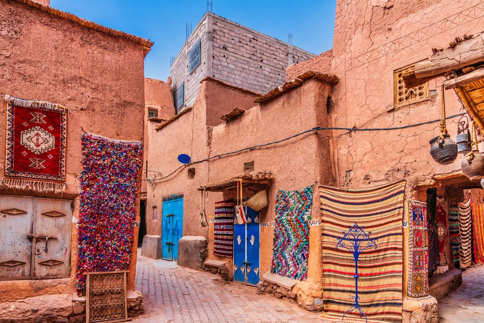 Handmade carpets and rugs in Morocco