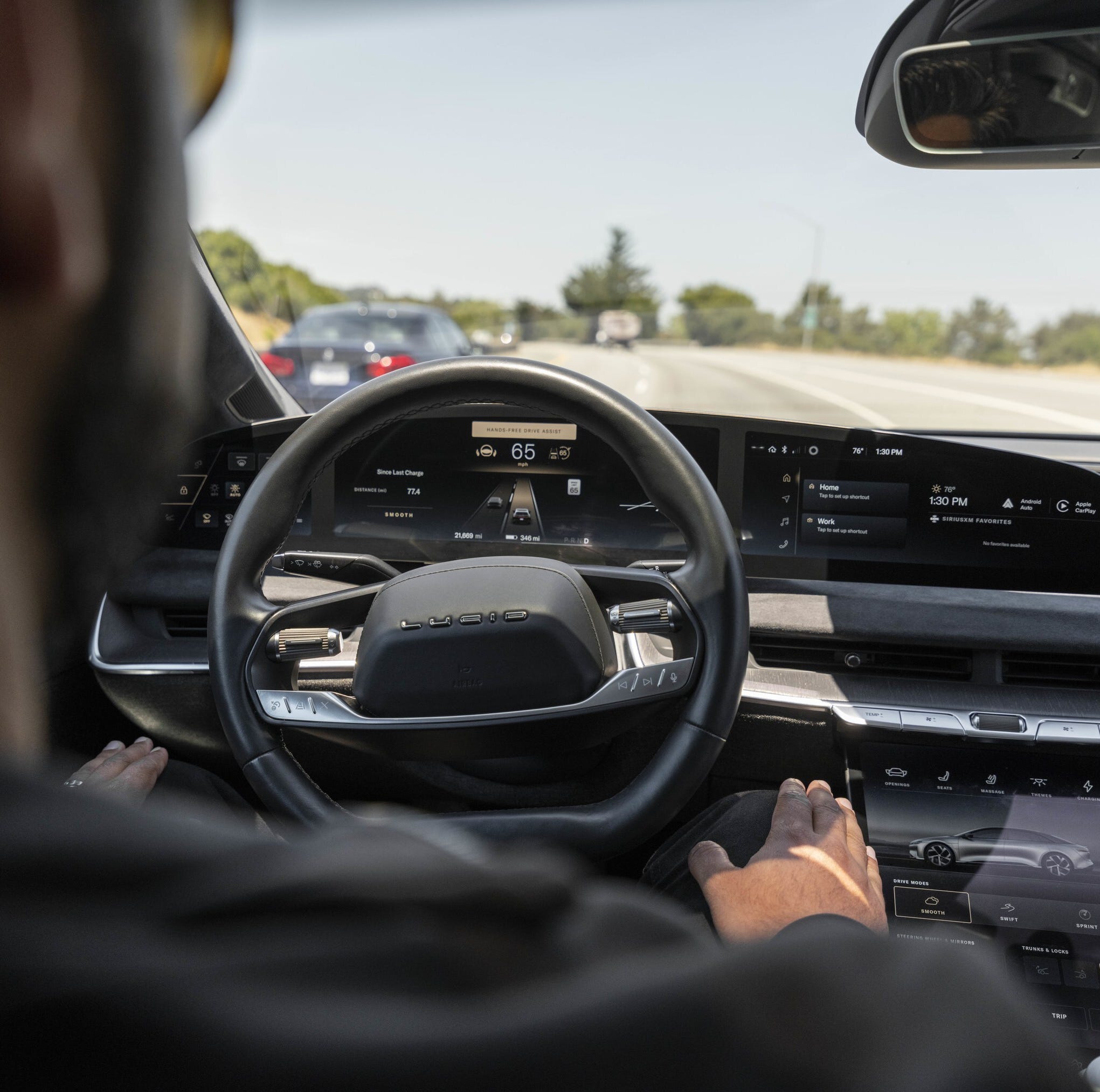 Lucid Will Enable Hands-Free Driving, with More Advanced Features Later
