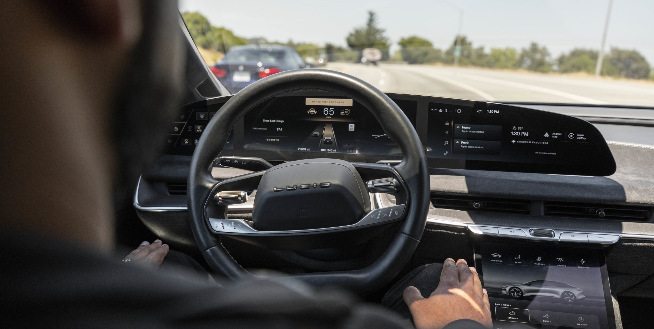 Lucid Will Enable Hands-Free Driving, with More Advanced Features Later