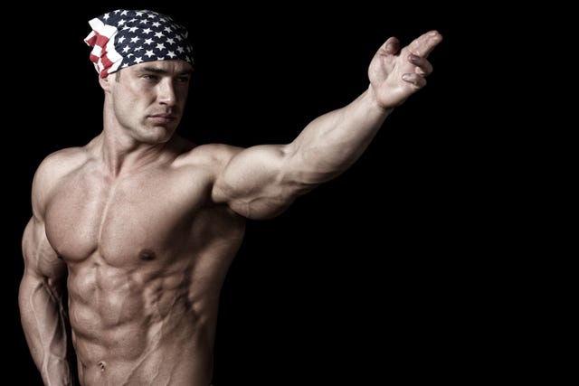 hombre musculoso