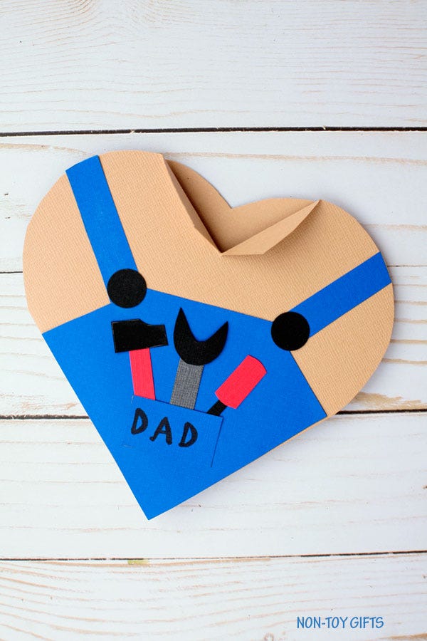 Handy Dad Card - Father's Day Crafts