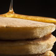 Hang down honey on pancake