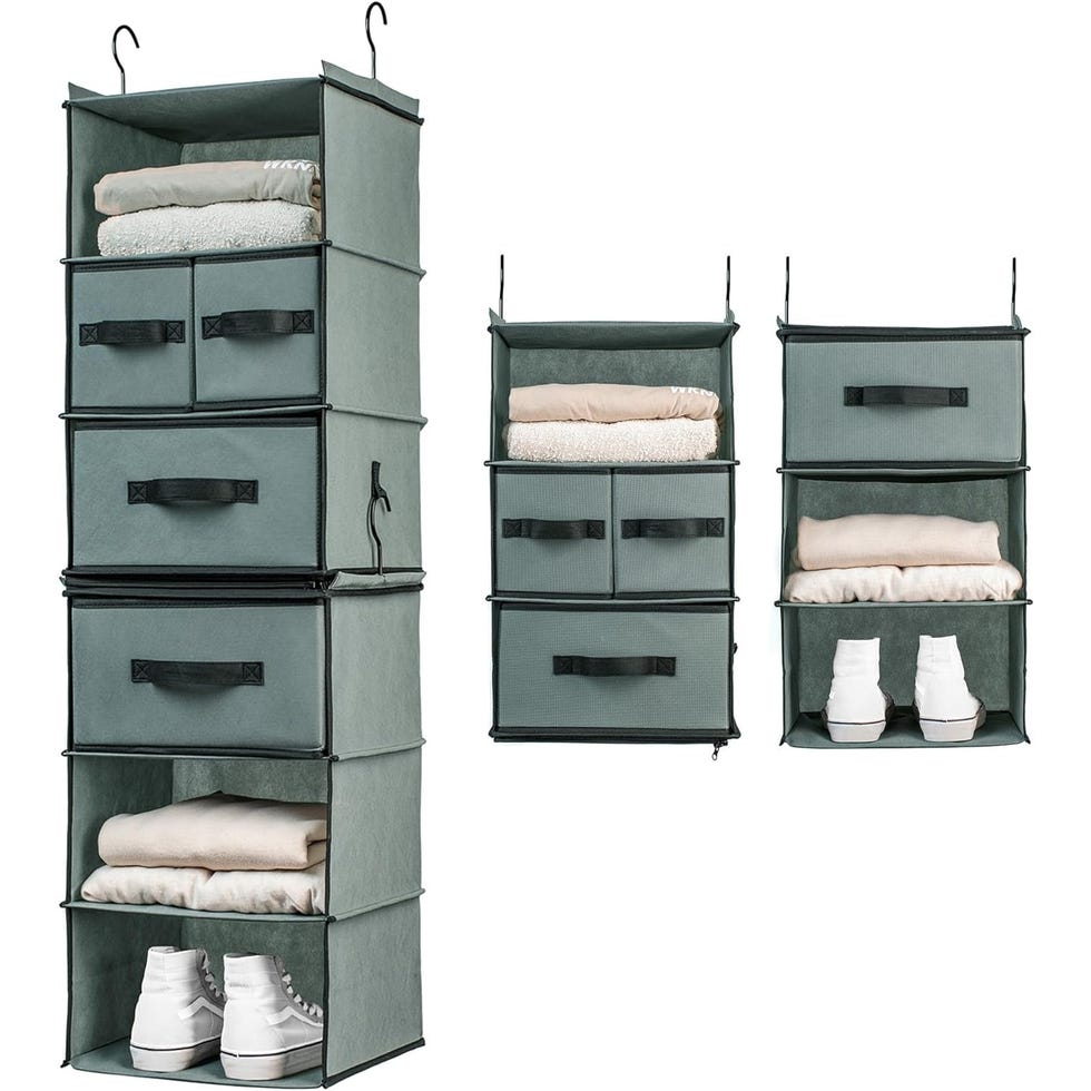 Closet Organization Ideas - Hanging storage closet organization ideas hanging storage