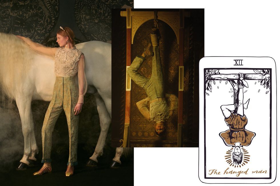 tarot cards   dior couture