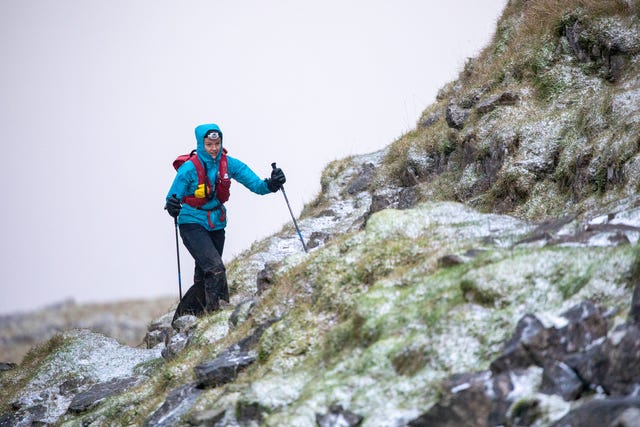 spine race 2023 second place female finisher hannah rickman