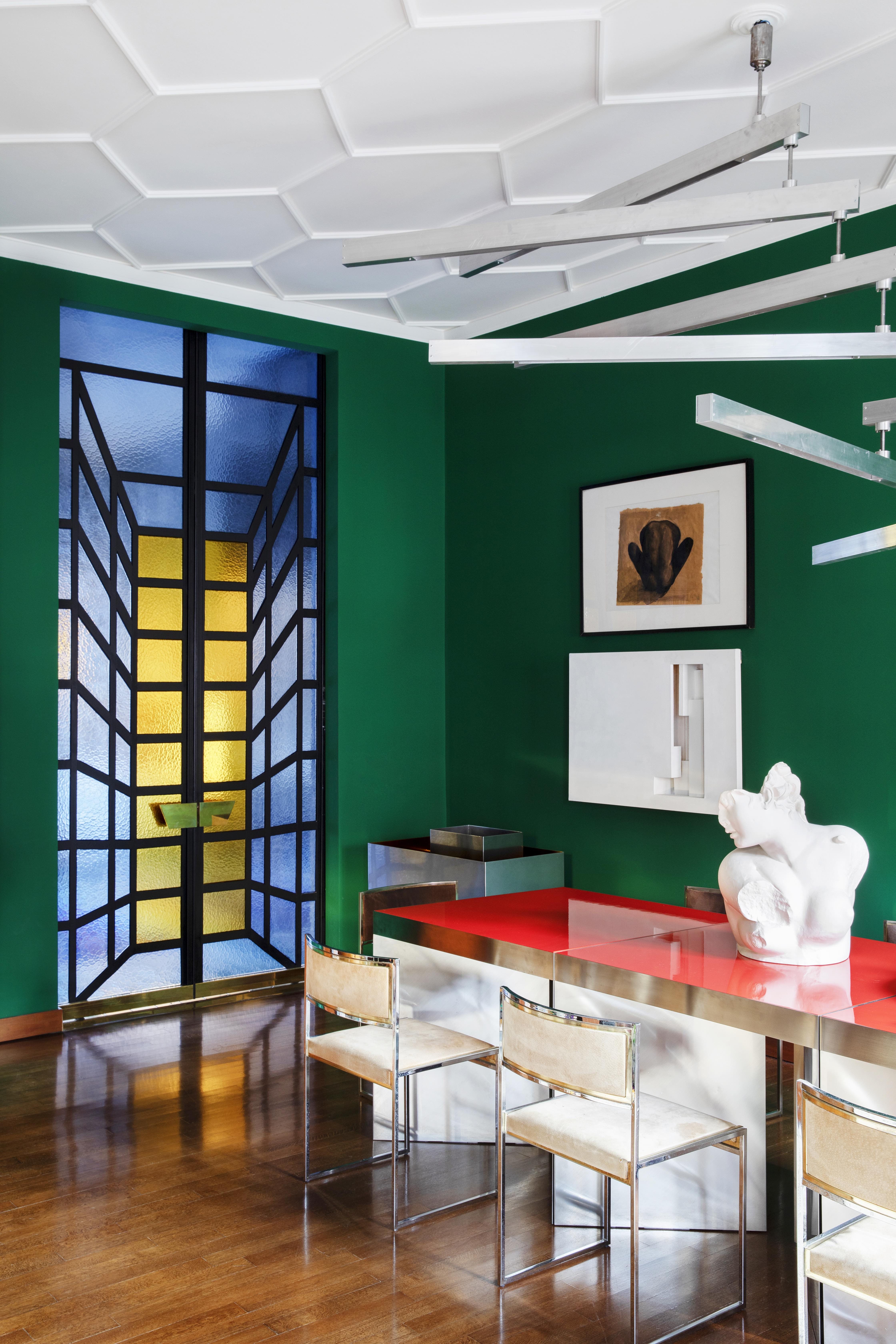 Colourful ideas for how to use stained glass in modern homes