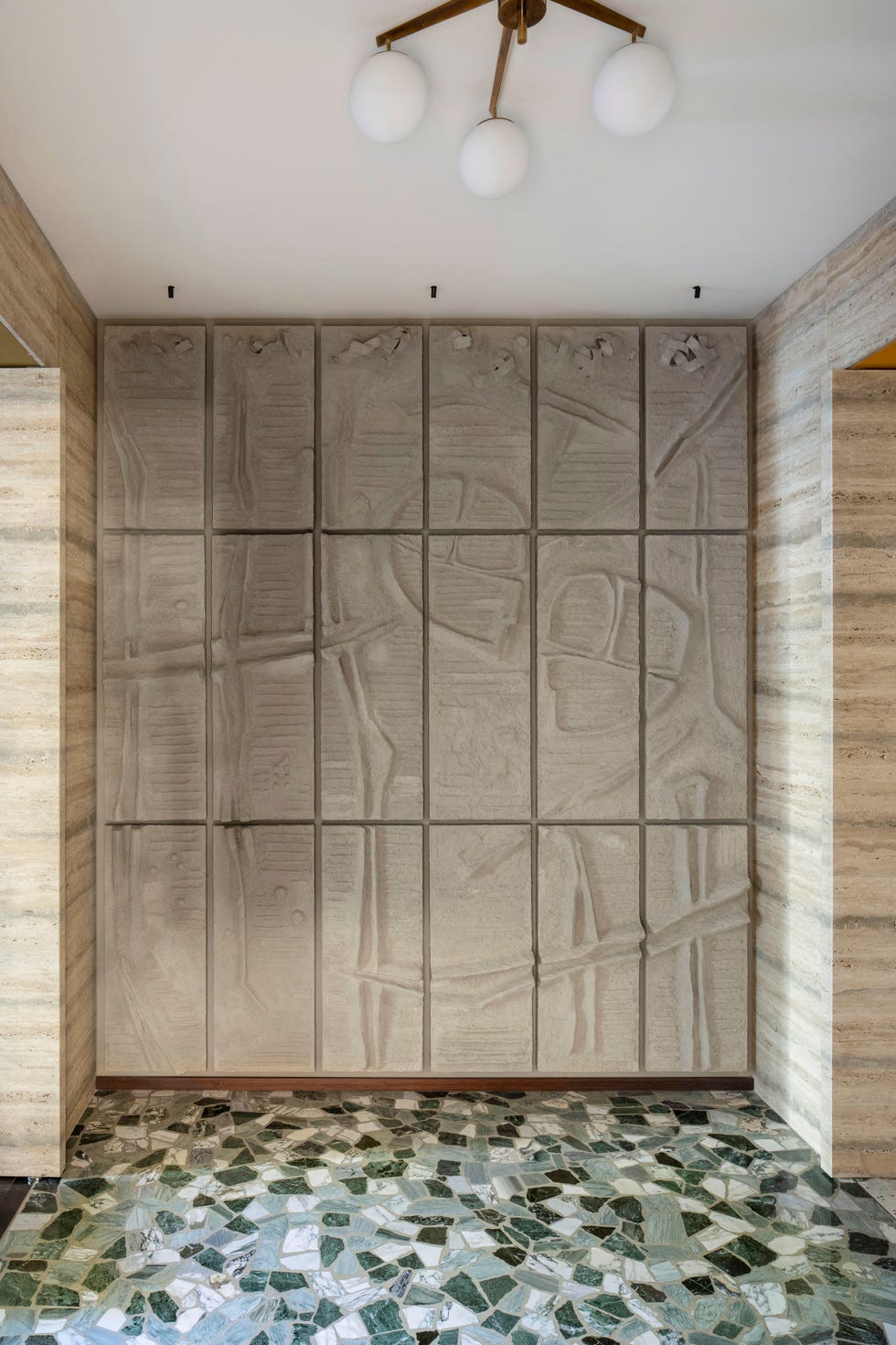 hannes peer milan apartment entrance hall photographer helenio barbetta living inside