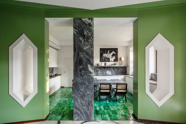 hannes peer milan apartment kitchen photographer helenio barbetta living inside