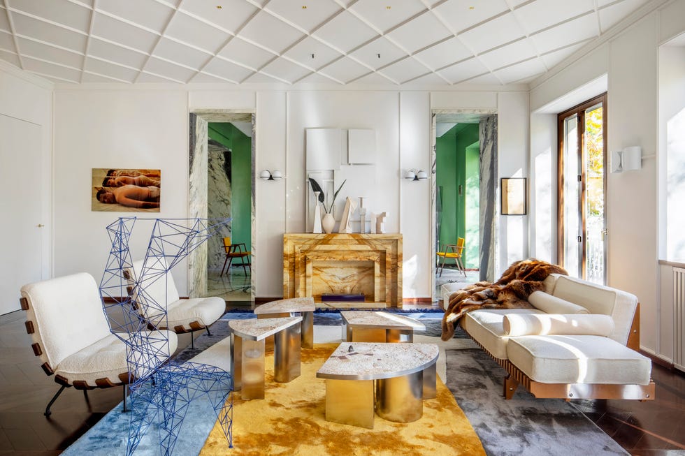hannes peer milan apartment living room photographer helenio barbetta living inside