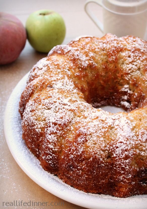 Jewish Cardamom Apple Cake • stays moist for days!