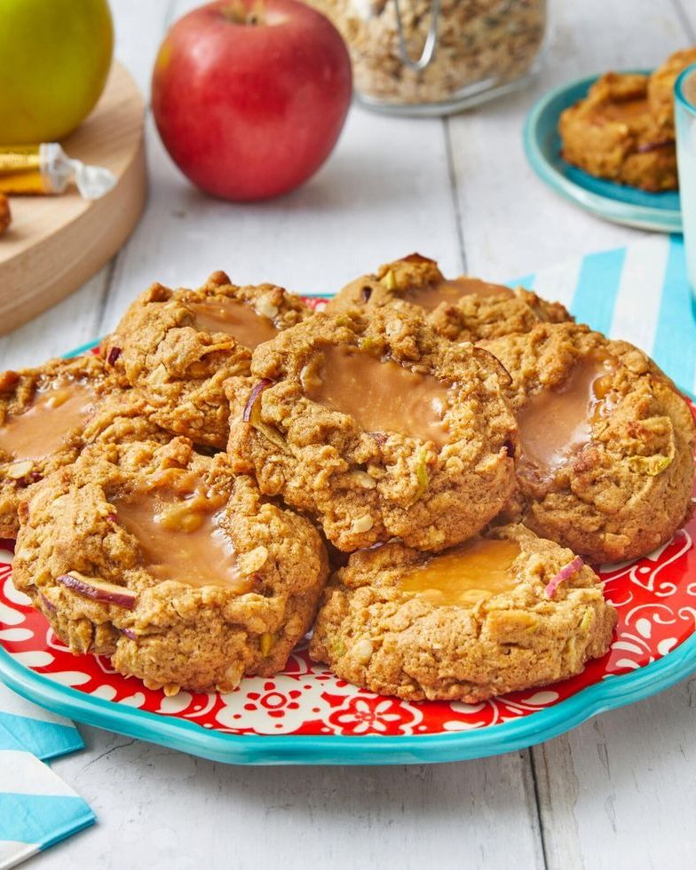 hanukkah desserts caramel apple cookies