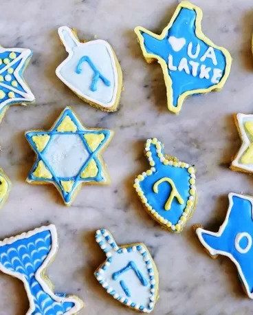 hanukkah sugar cookies