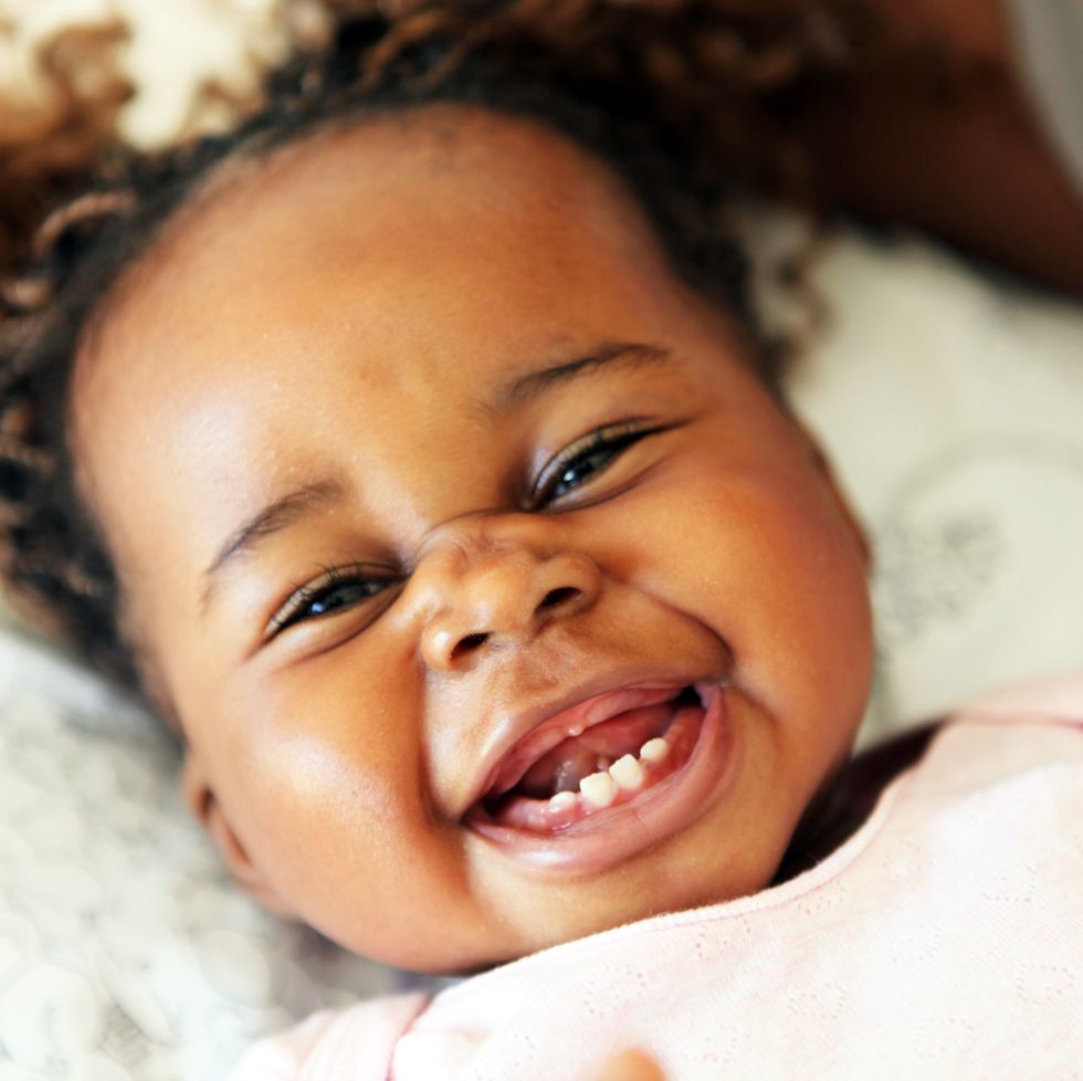 baby smiling