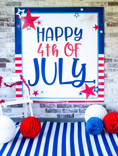 happy 4th of july sign diy 4th of july decorations