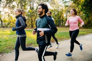 happy and joggers