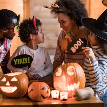 Best Halloween Instagram Captions - family talking while enjoying halloween at home family talking while enjoying halloween at home