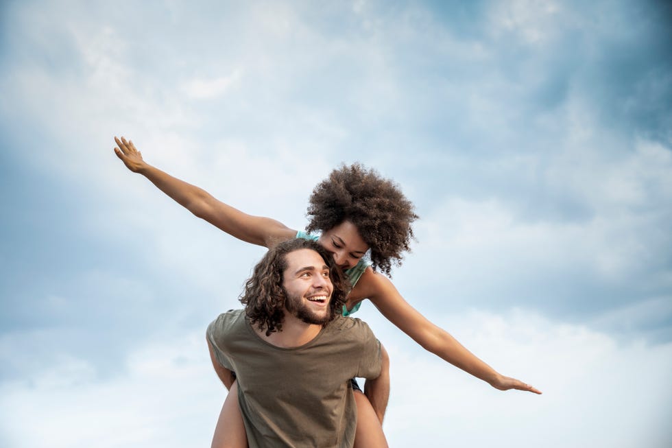 pareja feliz