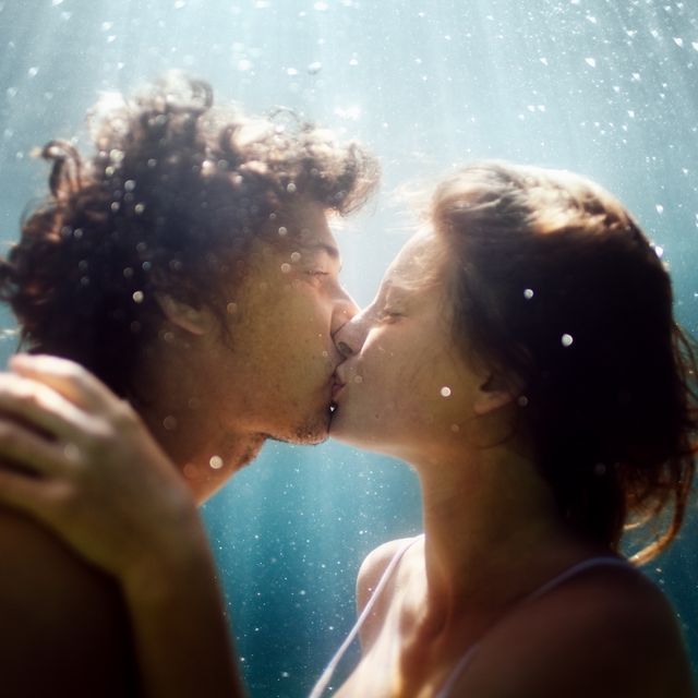 Happy Couple underwater