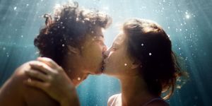 Happy Couple underwater