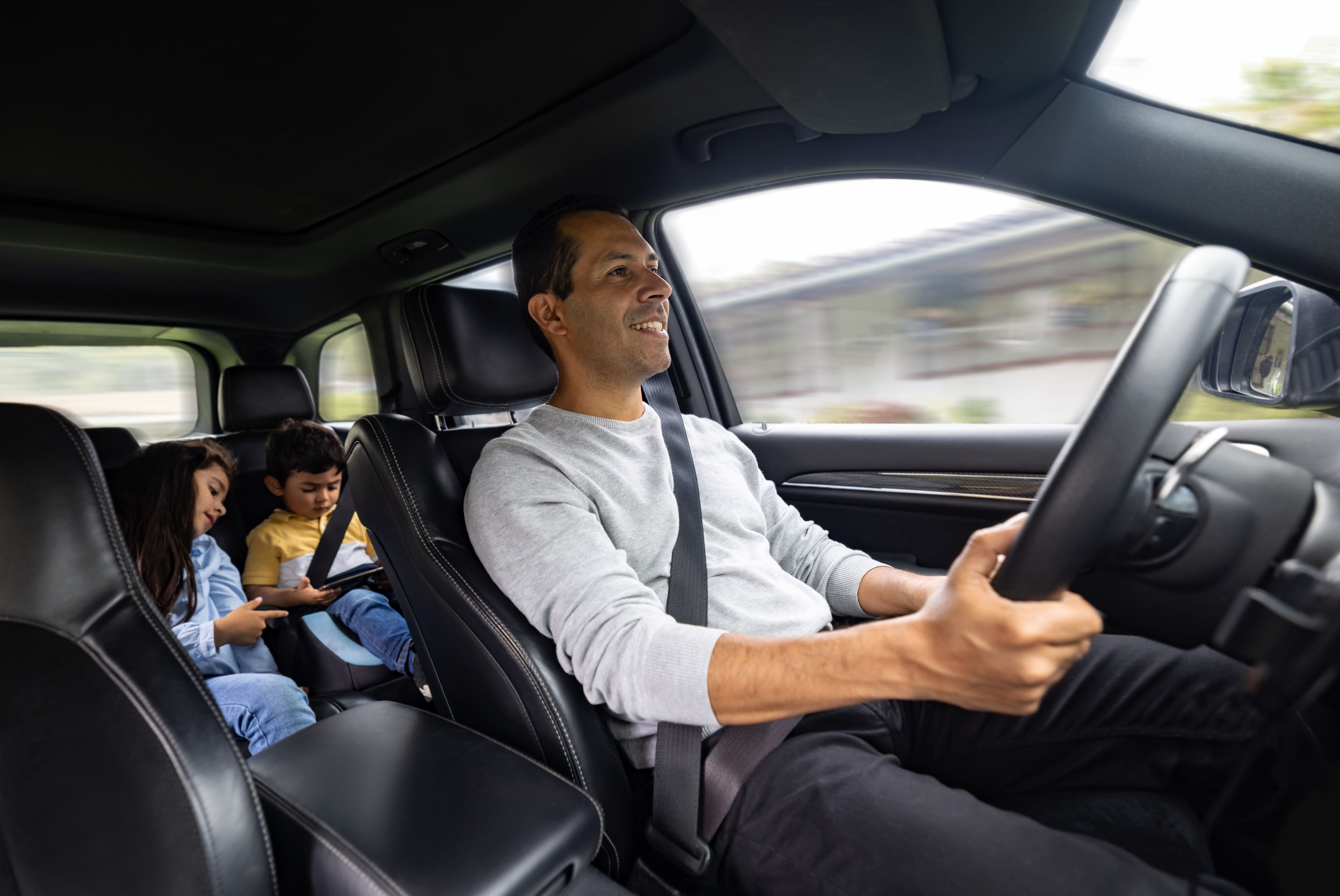 car seat driver pov