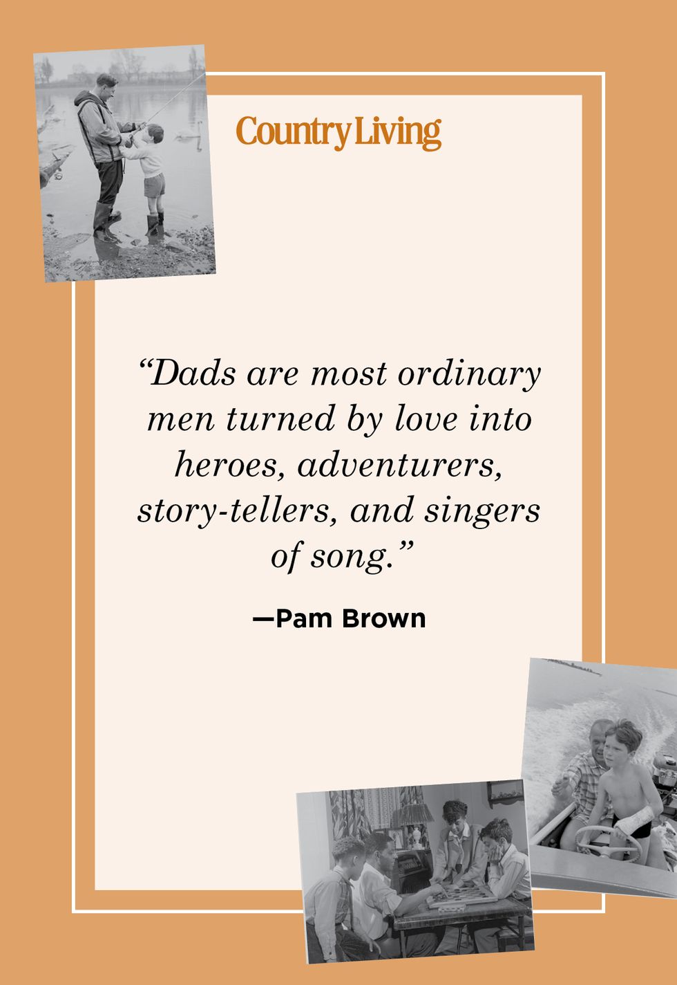 happy father's day quote by pam brown