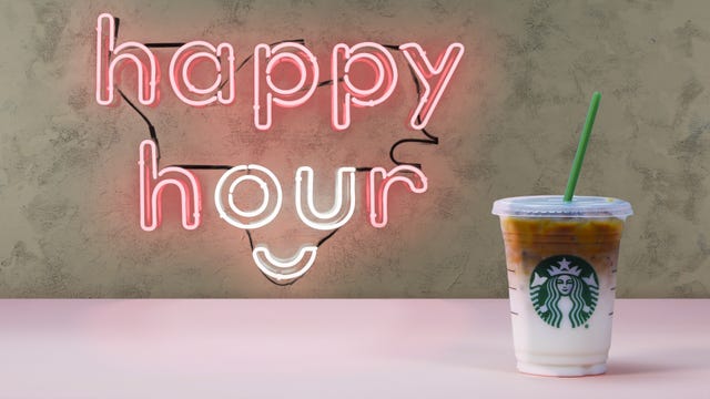Starbucks happy hour