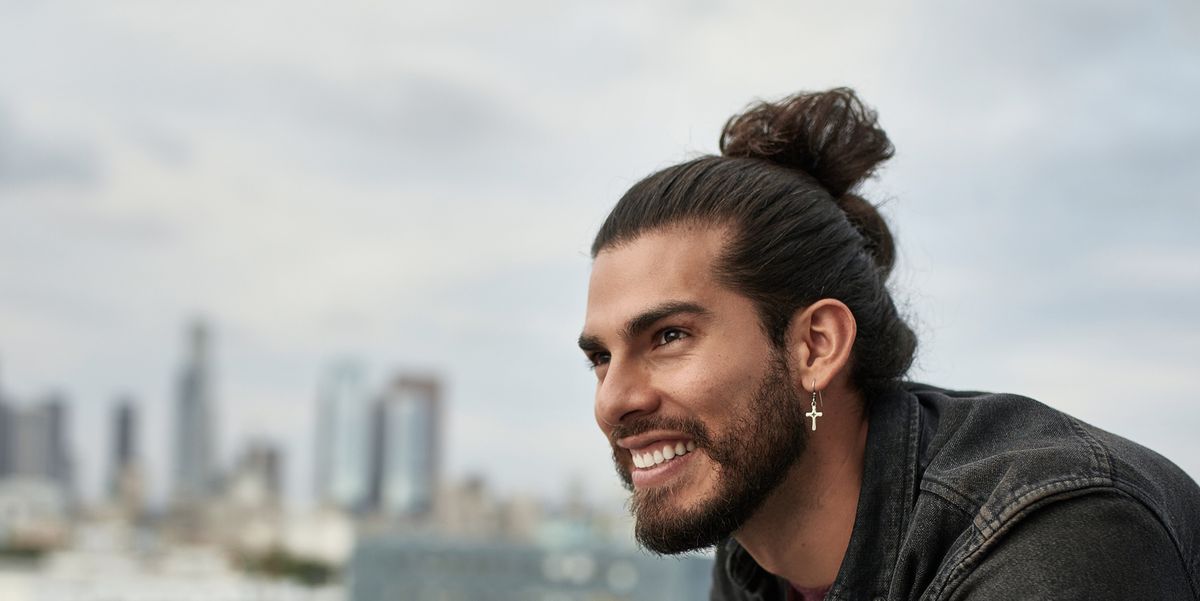Long hair styling tips for men