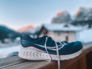 hardlopen in de sneeuw