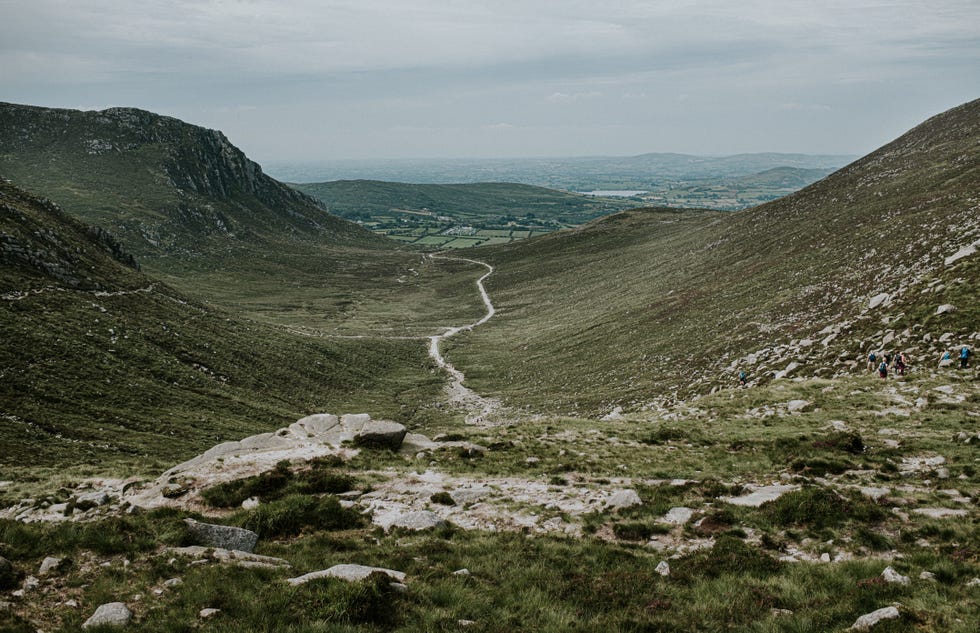 a mountain gap in northern ireland