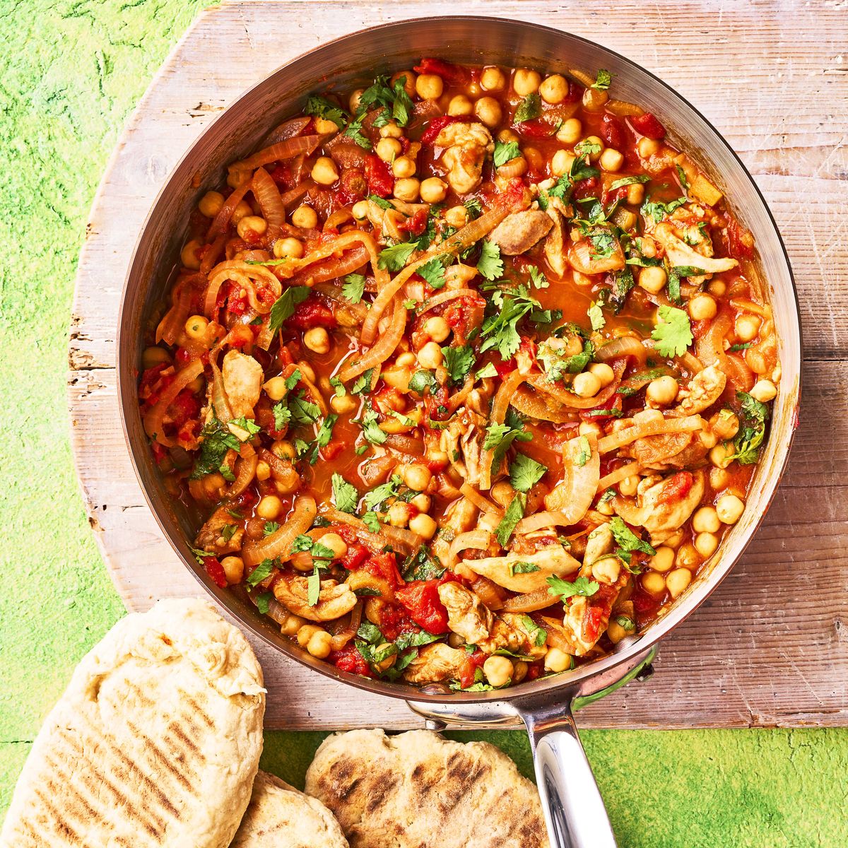 cheap meal recipes harissa chicken stew with spiced flatbreads
