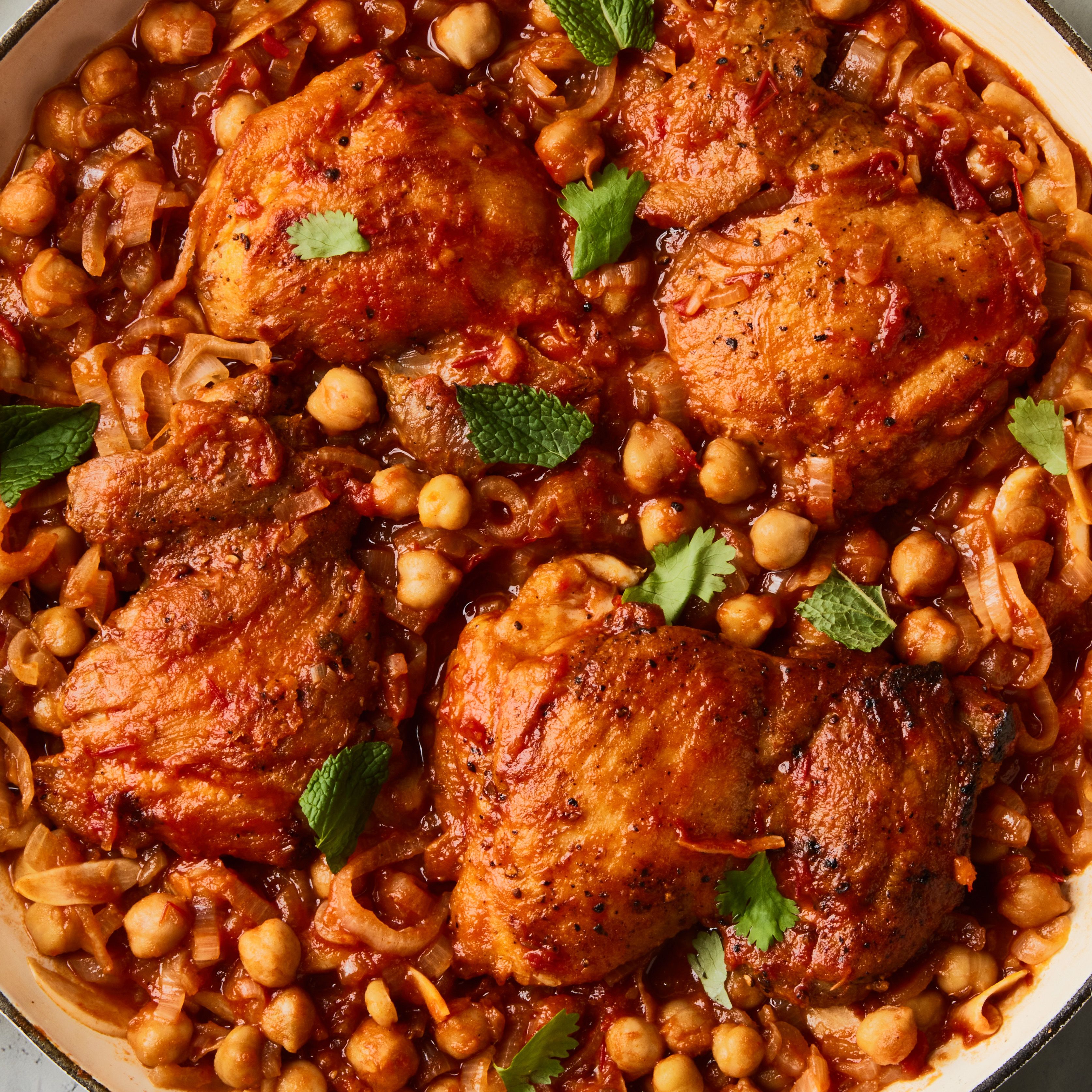 Best Harissa Chickpea Chicken Skillet Recipe How To Make Chickpea Chicken Skillet