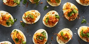 harissa deviled eggs