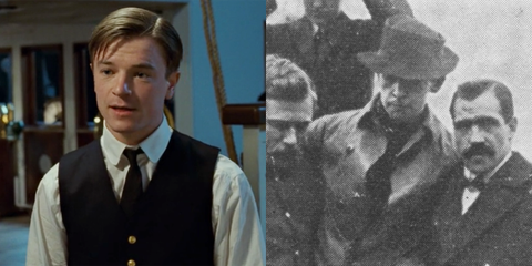 19 Photos of Titanic Characters With Their Real-Life Counterparts