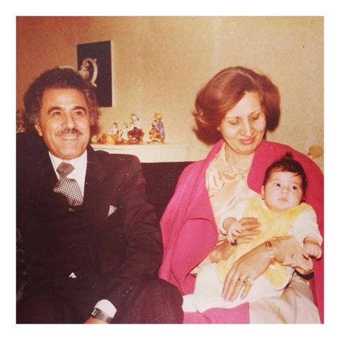 naz riahi with her grandparents