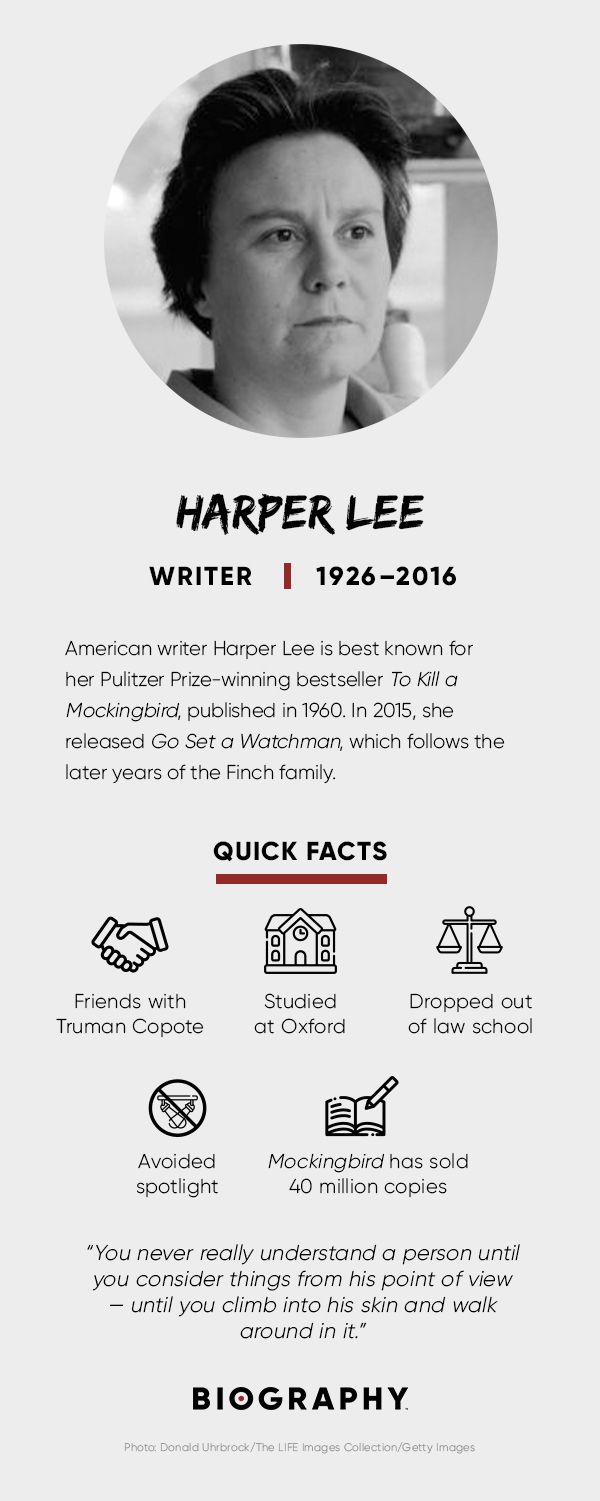 Harper Lee Fact Card