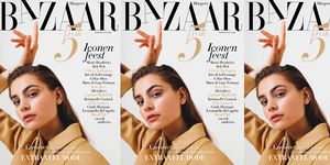 Harper's Bazaar september met Romy Schönberger