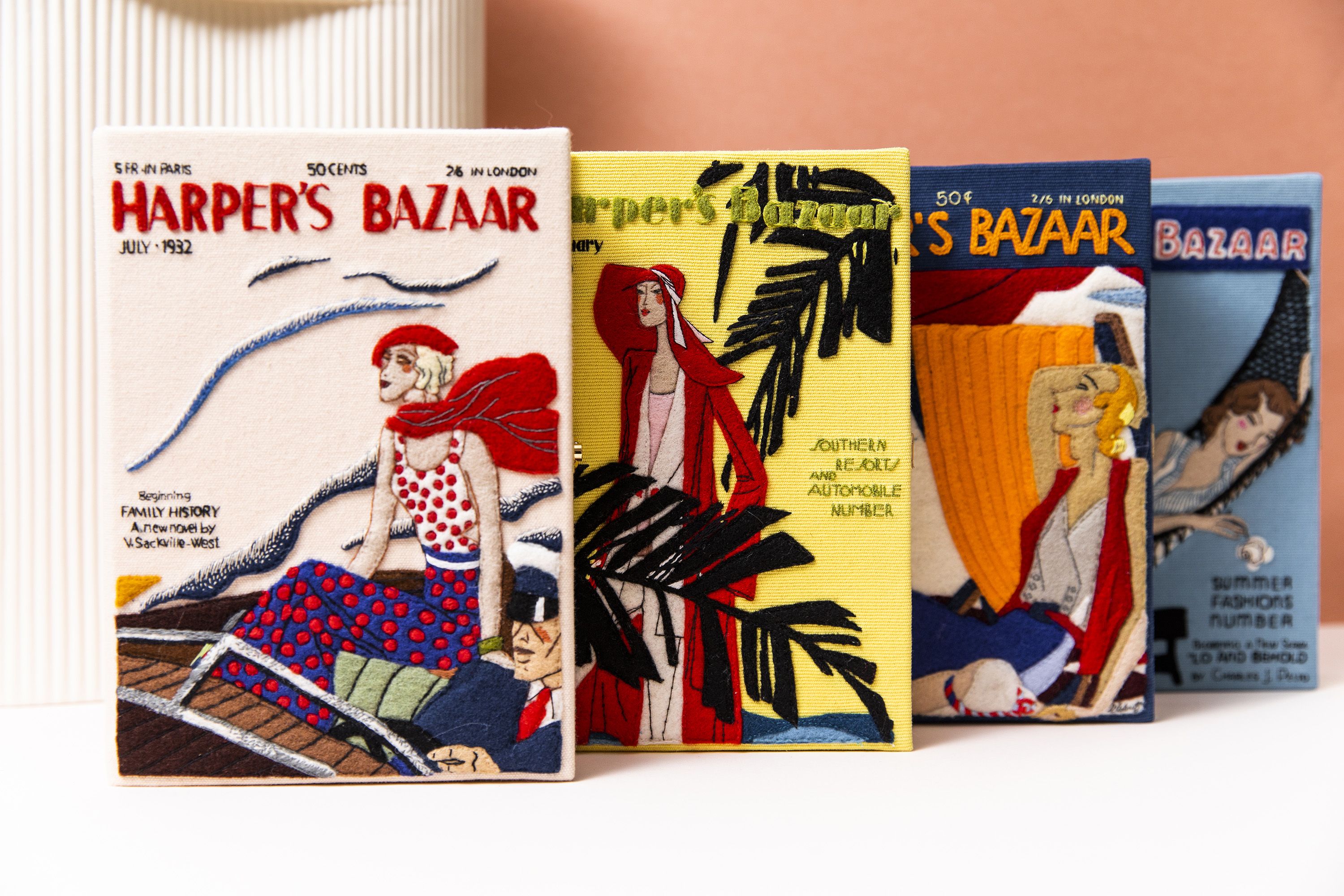 Harper's Bazaar partners with Olympia Le-Tan on vintage cover