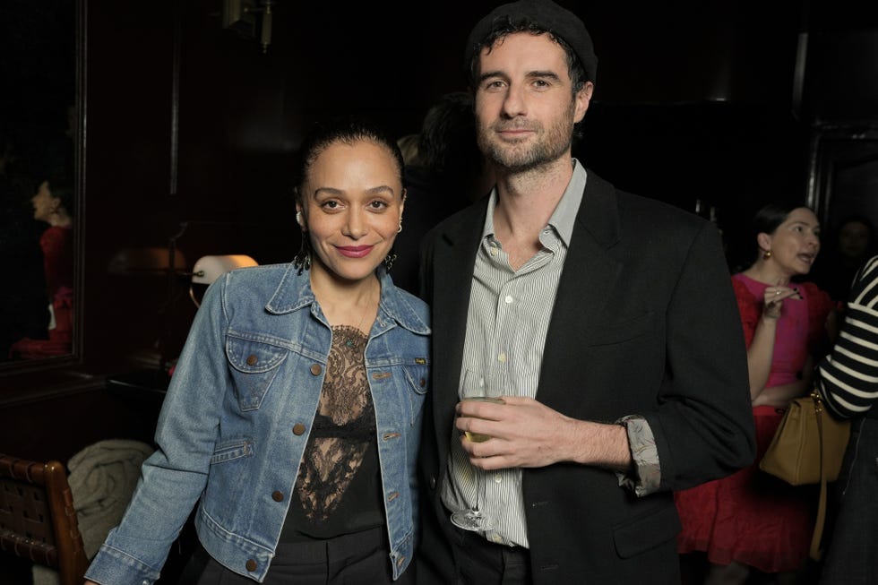 a man and woman posing for a picture