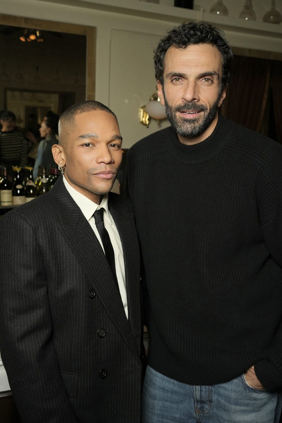 two men standing together