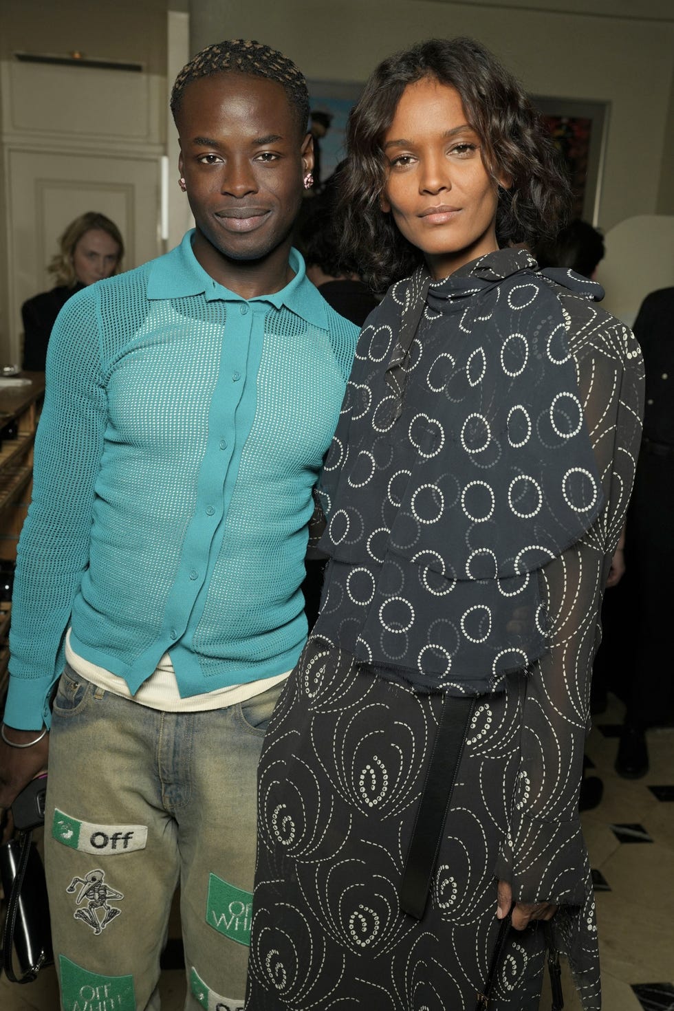 two people posing for a picture