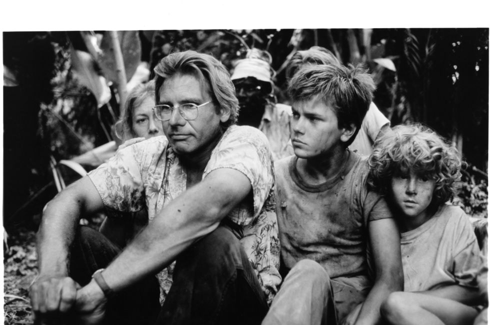 Harrison Ford And River Phoenix In 'The Mosquito Coast'