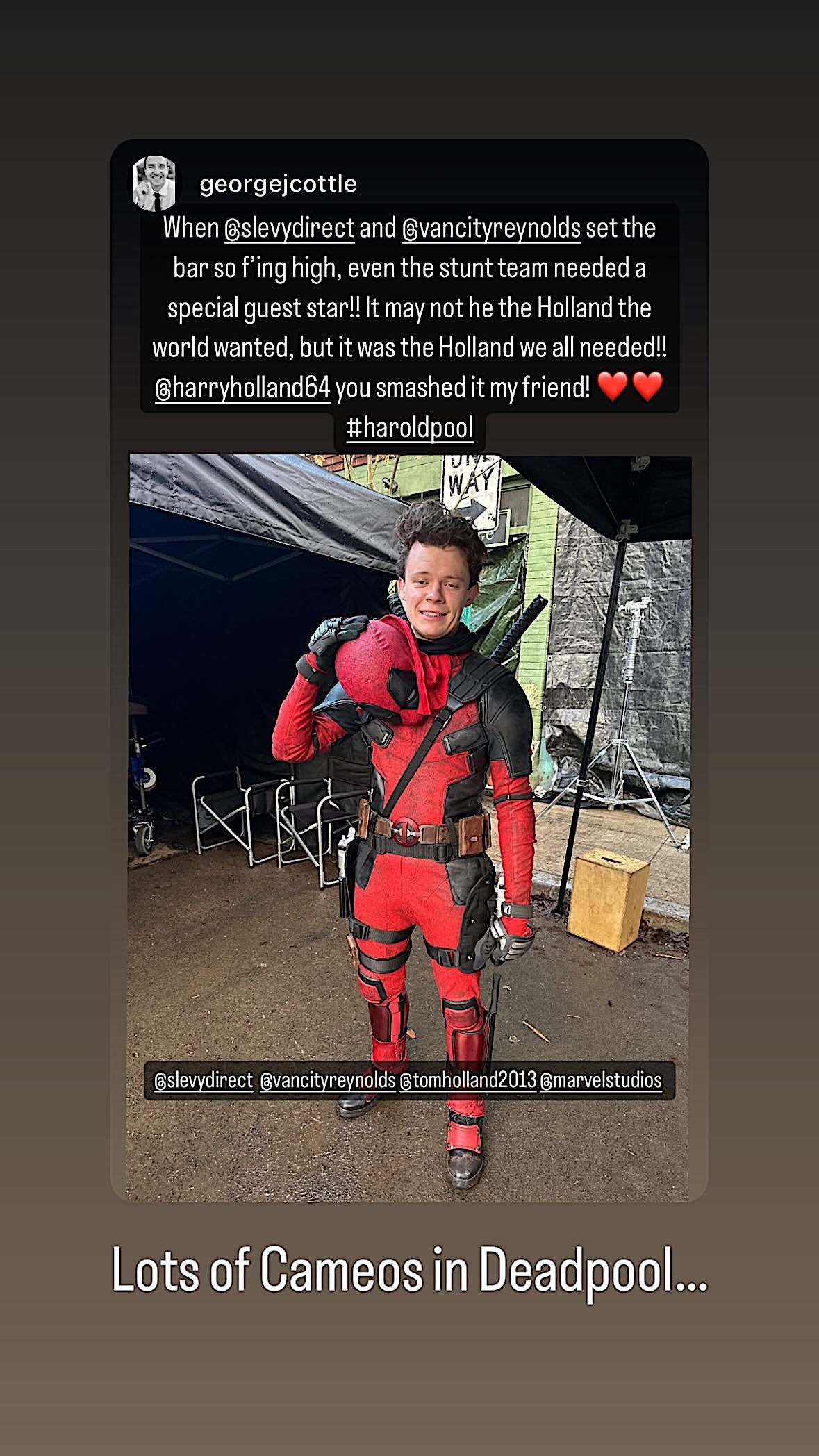 Tom Holland's brother reveals Deadpool and Wolverine cameo