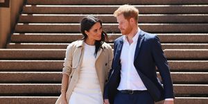 sydney, australia october 16 prince harry, duke of sussex and meghan, duchess of sussex meet the public at the sydney opera house on october 16, 2018 in sydney, australia the duke and duchess of sussex are on their official 16 day autumn tour visiting cities in australia, fiji, tonga and new zealand photo by don arnoldwireimage