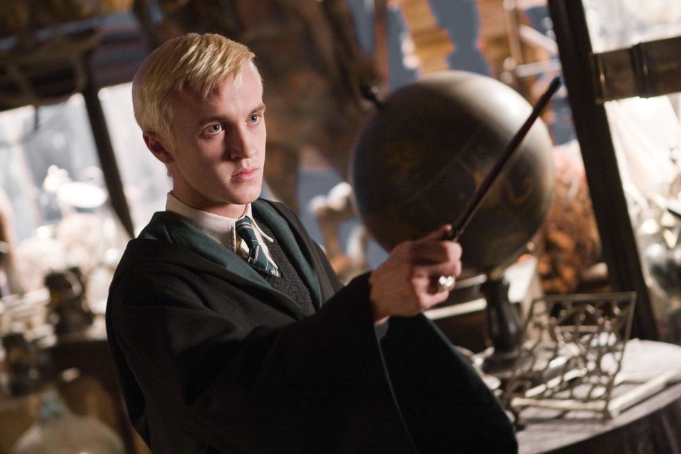 Tom Felton (Draco Malfoy) en Harry Potter