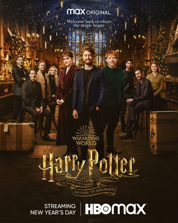 harry potter return to hogwarts 20th anniversary reunion special, emma watson, daniel radcliffe, rupert grint