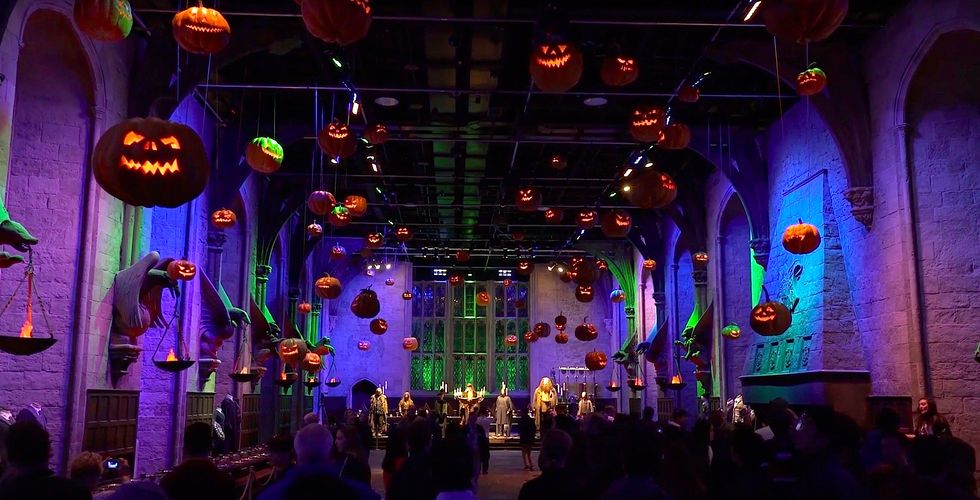 Harry Potter studio tour halloween