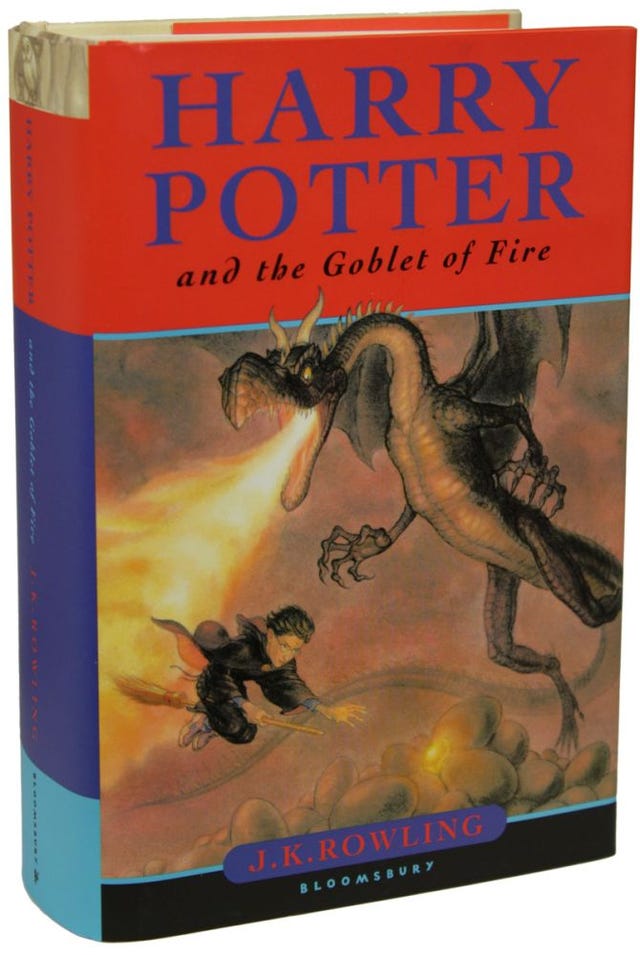 Harry Potter e il calice di fuoco - Prima Edizione : J. K. Rowling:  : Libri