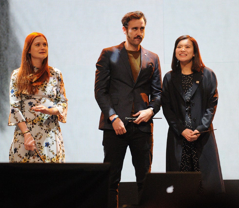 Bonnie Wright Matthew Lewis Katie Leung  Harry Potter reunion