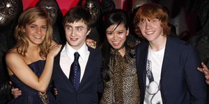 london july 03 emma watson, daniel radcliffe, katie leung and rupert grint attend the after party following the european premiere of harry potter and the order of the phoenix at the old billingsgate market on july 3, 2007 in london, england photo by jon furnisswireimage